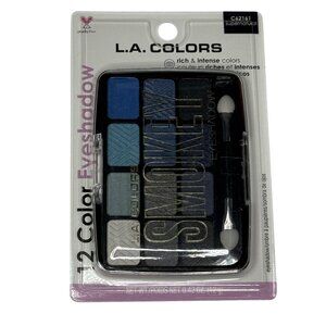 L.A. Colors Smokey 12 Color Eyeshadow Palette Supernatural New